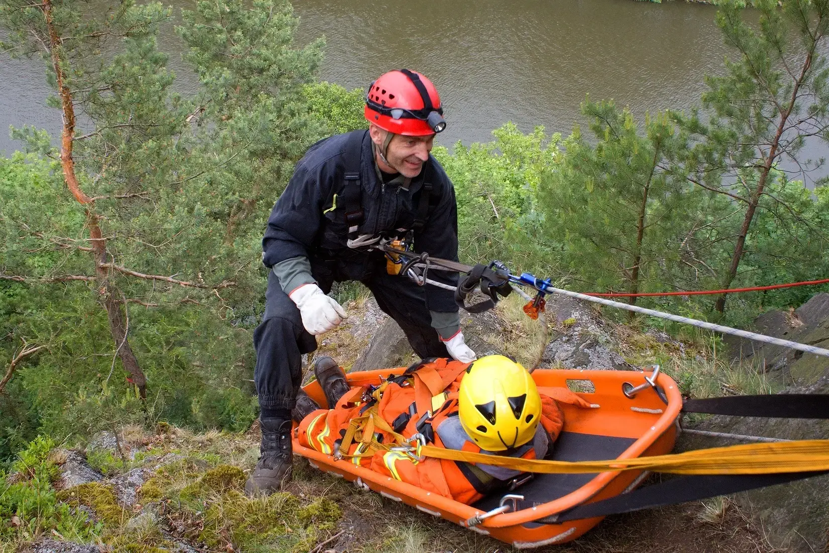 Vert stretcher